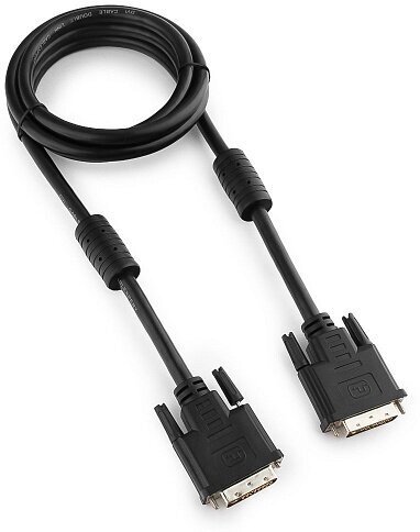 Кабель Gembird/Cablexpert CC-DVI2-BK-6 DVI-D dual link 25M/25M 1.8м черный