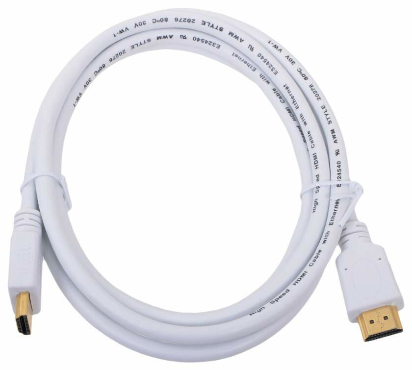 Кабель Gembird/Cablexpert CC-HDMI4-W-6 HDMI v1.4 19M/19M 1.8м белый