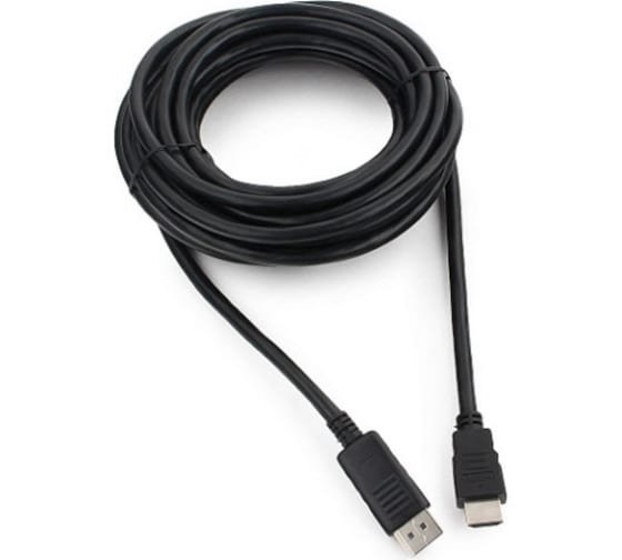 Кабель Cablexpert CC-DP-HDMI-7.5M DisplayPort--HDMI 20M/19M 7.5м черный экран пакет