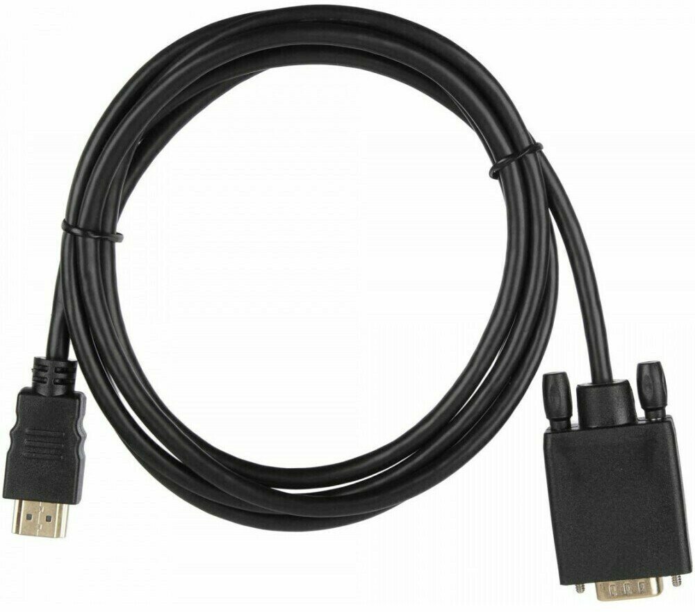 Кабель ACD ACD-DHVM1-30B HDMI 1.4, Golden Plated, 19m/15m, HDMI-VGA Черный, 3м