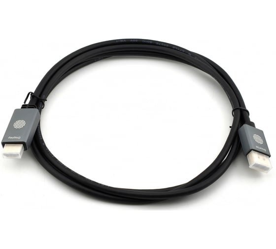 Кабель аудио-видео Cactus CS-DP-HDMI-1.2-2 DisplayPort(m)/HDMI(m) 2м позолоч.конт. черный