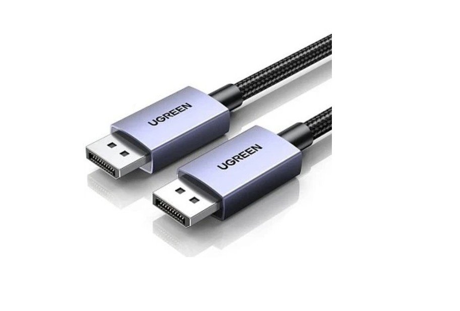 Кабель UGREEN DP118 (15384) Display Port Male To Male 16K Cable, 2м серый