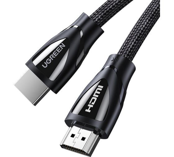 Кабель UGREEN HD140 80405 HDMI 2.1 Male To Male Cable 8K Braided Cable 5m Black