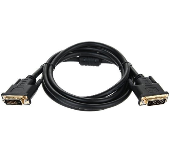 Кабель соединительный TELECOM TCG441D-1.8M DVI-D-DVI-D 25M экран, феррит.кольца, 1.8м
