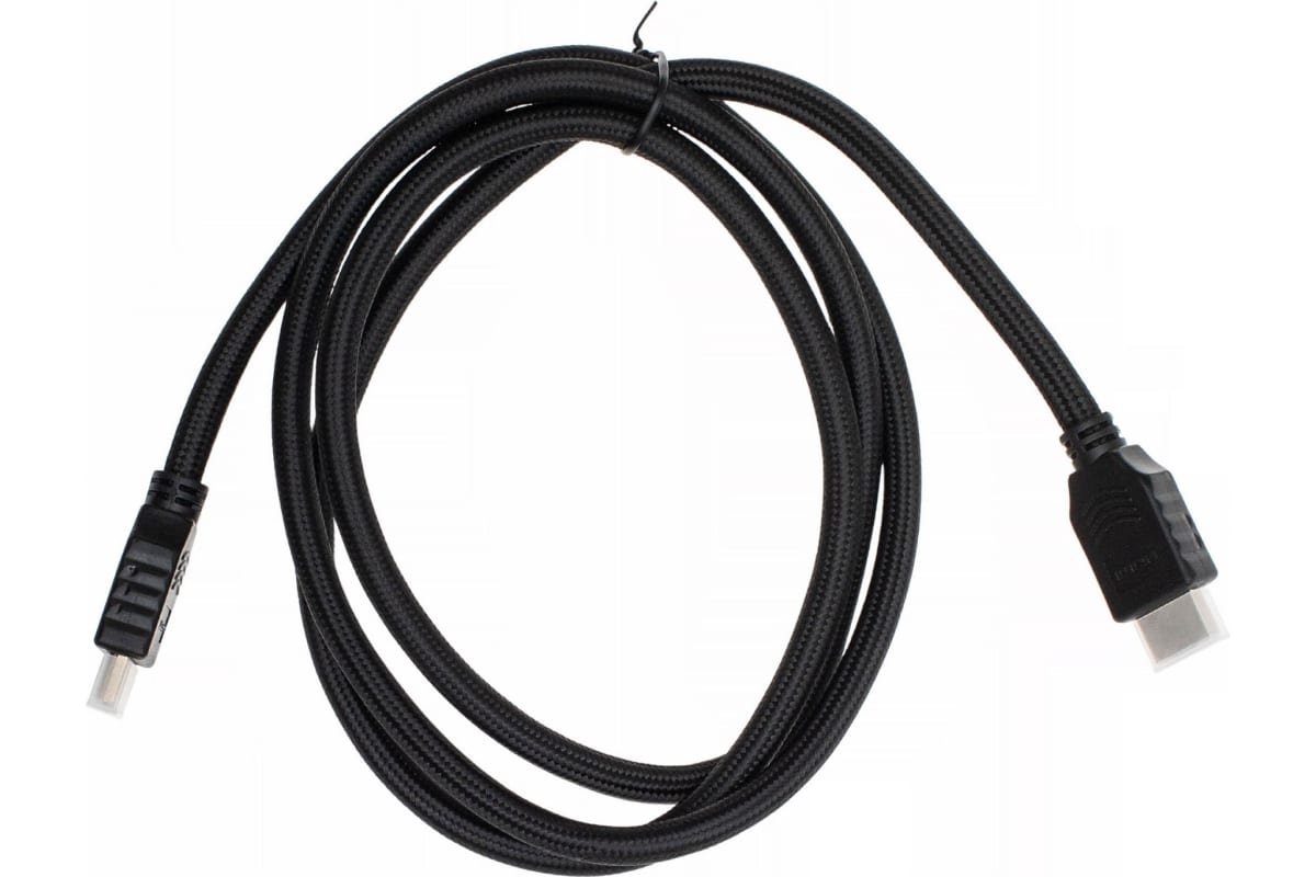 Кабель аудио-видео Cactus CS-HDMI.2-1.5 HDMI (m)/HDMI (m) 1.5м черный