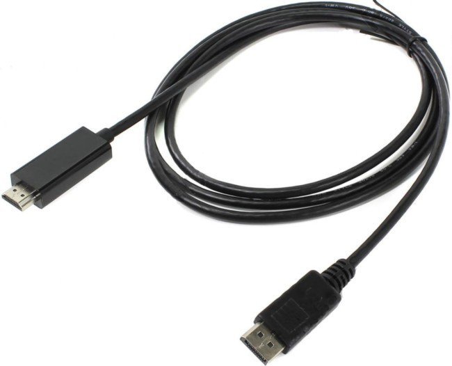 Адаптер-переходник DisplayPort (папа) -> HDMI (папа) 1.8m (CG494-B)