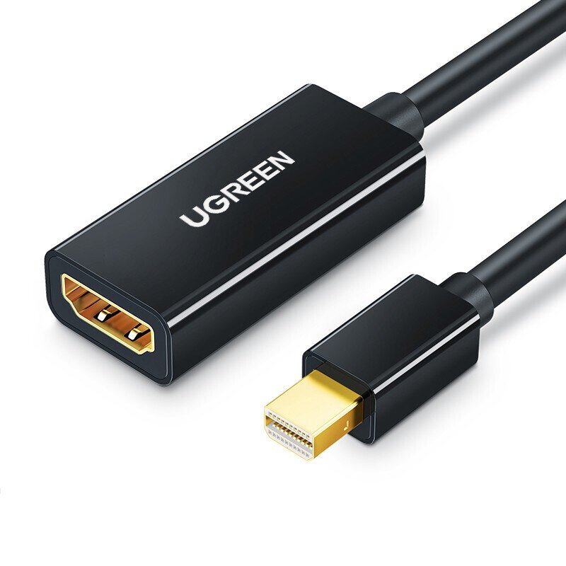 Конвертер UGREEN MD112 10461 Mini DP to HDMI Female Converter 1080p Black