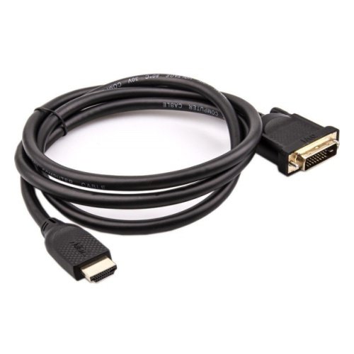 Кабель VCOM CG484GD-3M HDMI AM/DVI(24+1)M, 3м, CU, 1080P 60Hz, 2F, VCOM (CG484G-3M)