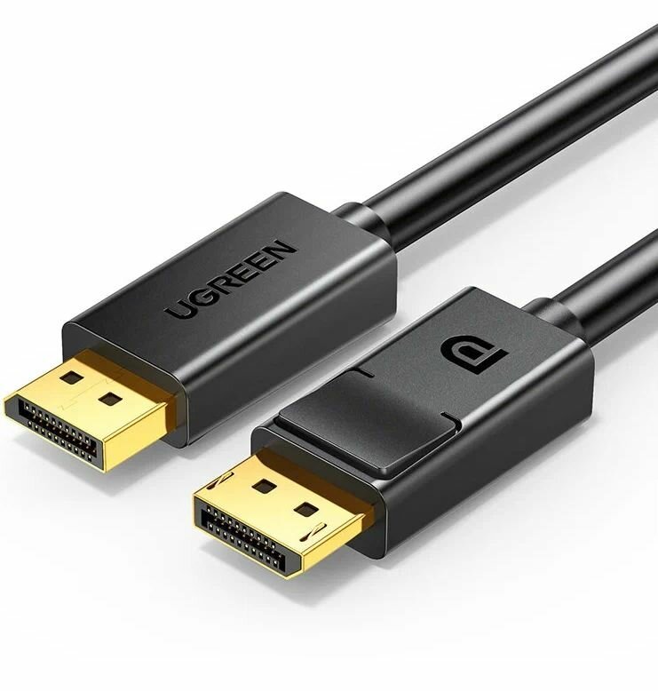 Кабель UGREEN DP102 10212 DP 1.2 Male to Male Cable 3m Black