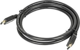 Кабель аудио-видео Buro HDMI 2.0 HDMI (m)/HDMI (m) 1.5м Позолоченные контакты черный (BHP HDMI 2.0)
