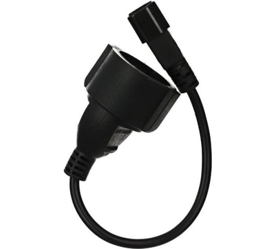 Кабель-переходник VCOM CE002-CU0.75-0.15M UPS-розетка (IE-320 C14 to Socket Type-F) 3Gx0,75mm VDE (04895182274068)