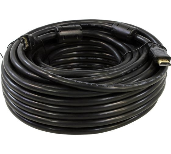 Кабель 5bites APC-014-200 HDMI M HDMI M V1.4b, высокоскоростной, ethernet+3D, зол.разъемы, ферр.кольца, 20м