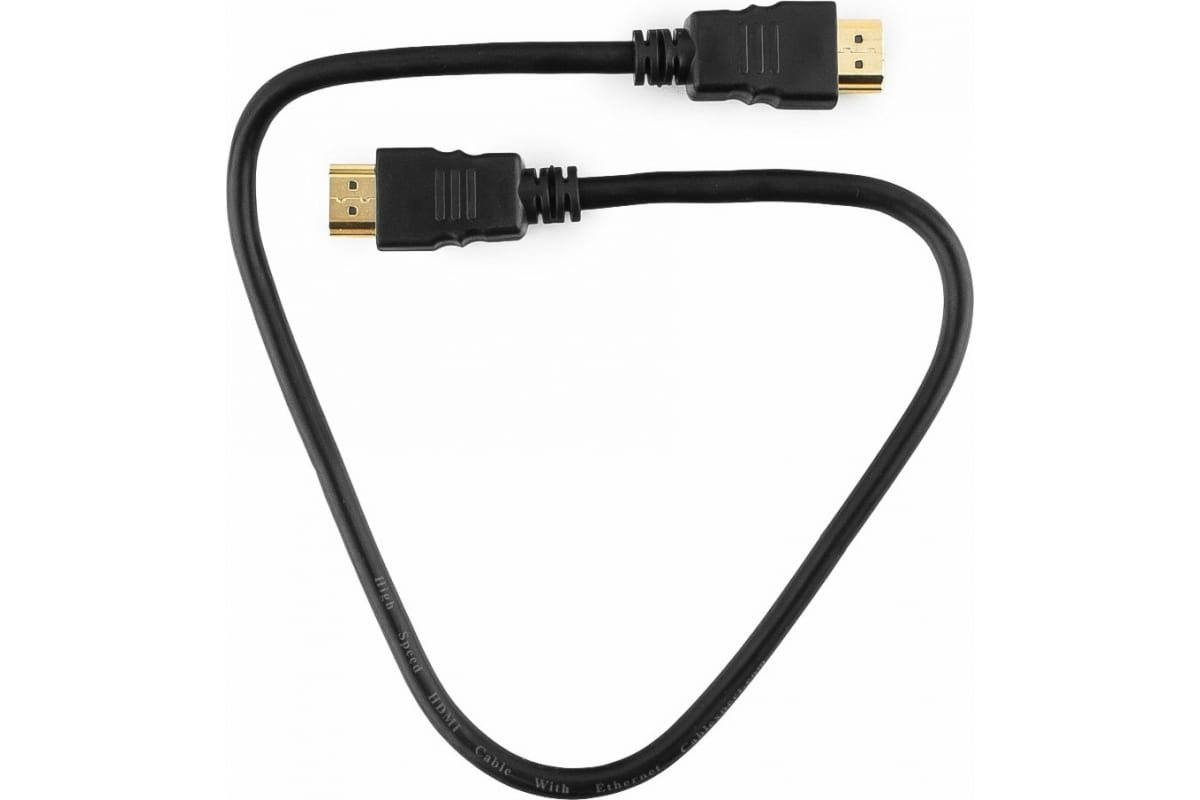 Кабель Gembird/Cablexpert CC-HDMI4-0.5M HDMI v1.4 19M/19M 0.5м черный