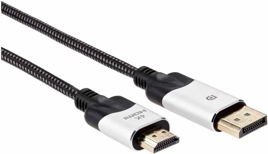 Кабель соединительный VCOM CG608M-1.8M DP-- HDMI М/М) 4K 60Гц 1.8m