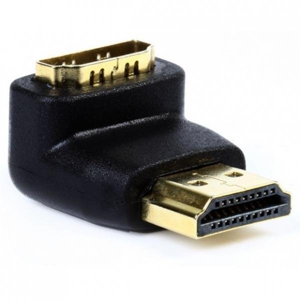 Адаптер SMART BUY HDMI M-F, угловой разъем (1/1000)