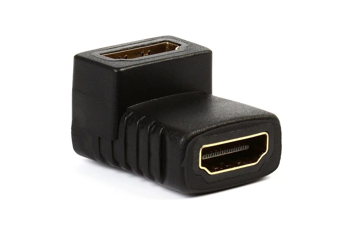 Адаптер SMART BUY HDMI F-F, угловой разъем (1/1000)
