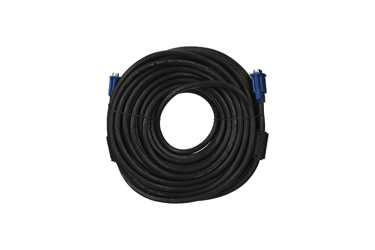 Кабель монитор-SVGA card (15M-15M) 20м 2 фильтра VCOM <VVG6448-20M> (1/10)