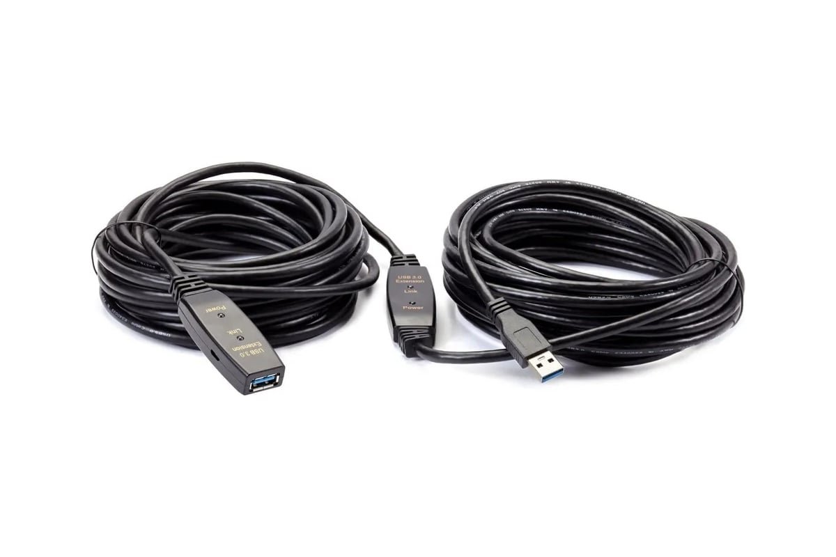 Кабель-адаптер USB3.0-repeater, удлинительный активный <Am-->Af> 15м Aopen/qust<ACU827A-15M> (1/10)