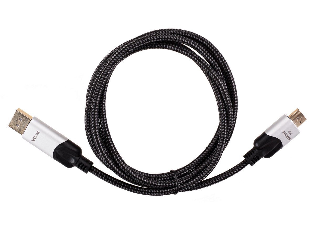 Кабель-переходник DisplayPort M-> HDMI M 4K@60Hz 1.8m VCOM (CG608M-1.8M) (1/60)