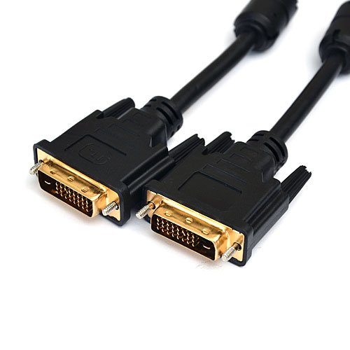 Кабель DeTech DVI D 24+1 M-M 30AWG 2 ferites 3М