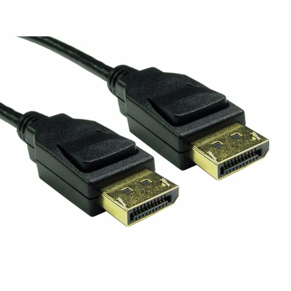 Кабель DeTech DisplayPort 1.2 (GP), поддержка 4K60Hz, без защелкий, 5м