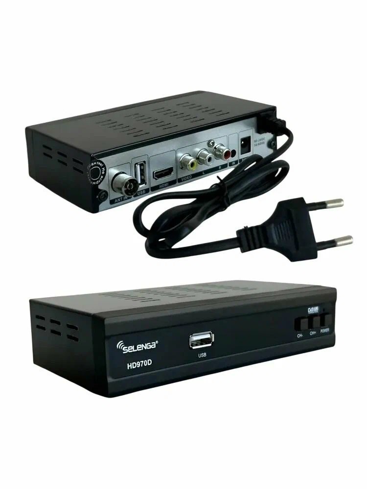 Цифровая приставка DVB-T2 SELENGA HD970D (1/20)