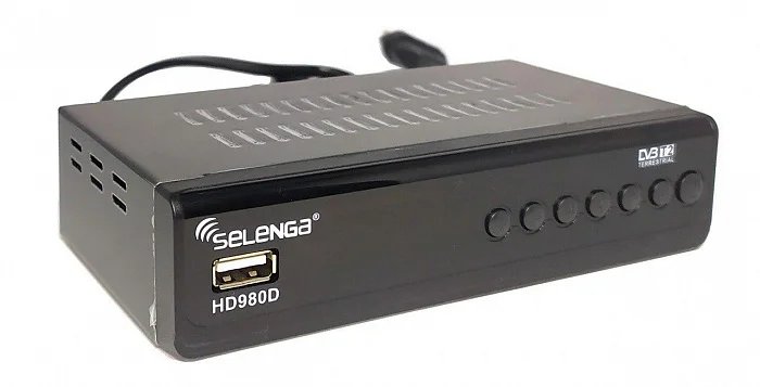 Цифровая приставка DVB-T2 SELENGA HD980D (1/20)