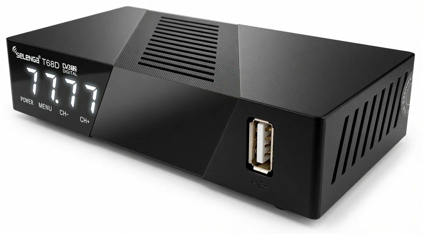 Цифровая приставка DVB-T/T2 SELENGA Т68D (1/20)