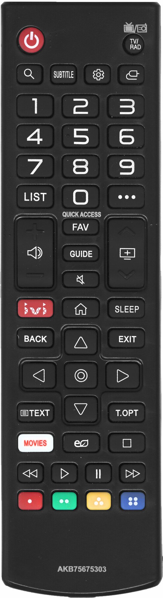 Пульт Huayu AKB75675303 для телевизора LG