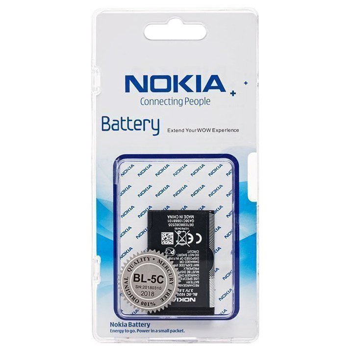 Аккумулятор для телефона [ORG] Nokia 1100 (1020 mAh)  BL-5C (5801)