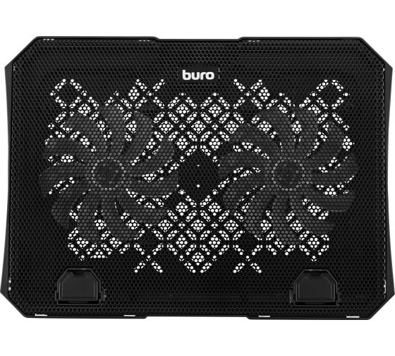 Подставка для ноутбука Buro BU-LCP150-B212 15" металлическая сетка/пластик черный