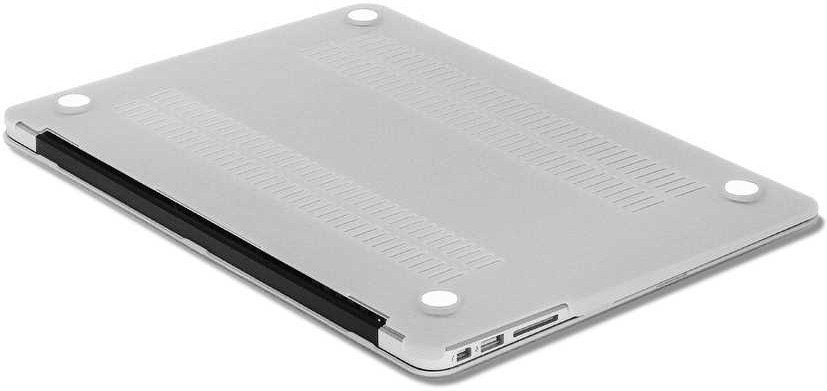 Накладка для ноутбука DF MacCase-04 серебристый твердый пластик