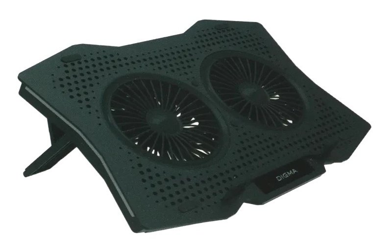 Подставка для ноутбука Digma D-NCP180-2x110 черный