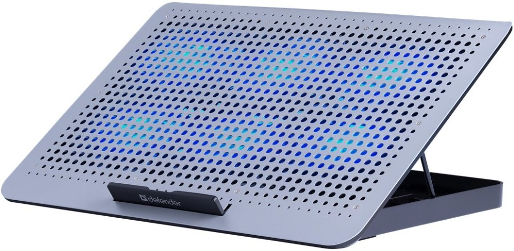 Теплоотводящая подставка Defender NS-520 ( 29520) Blue Led Grey
