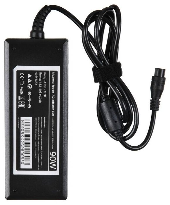 Блок питания Ippon (E90) автоматический 90W 18.5V-20V 11-connectors 4.8A от бытовой электросети LED индикатор