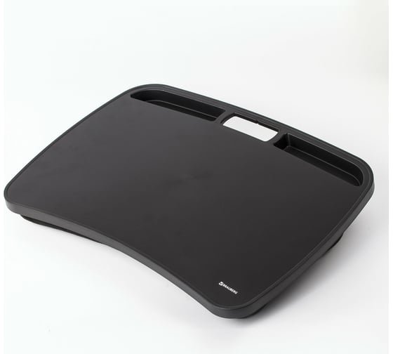 Подставка-столик BRAUBERG 512668 с мягкими подушками 480х335мм, черный