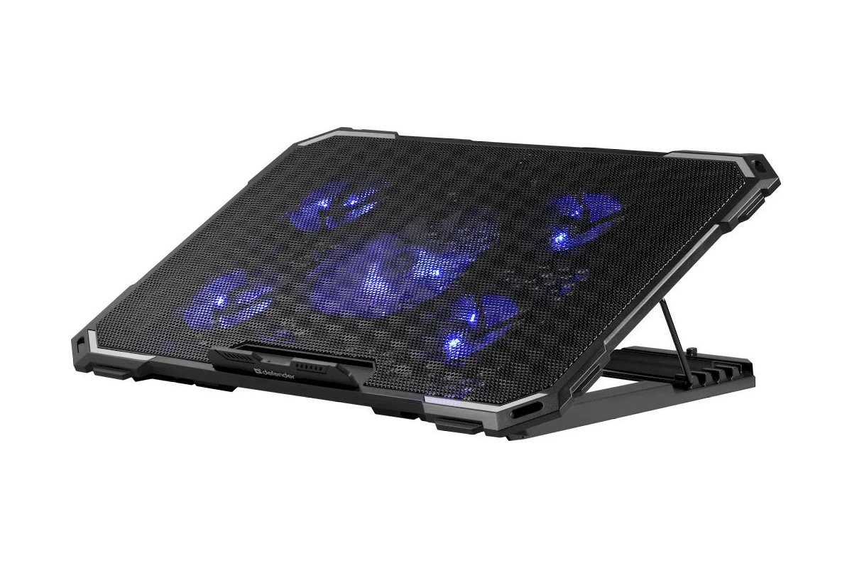 Подставка для ноутбука DEFENDER NS-518 (29518) 17", 5 вентиляторов, 2USB (1/10)