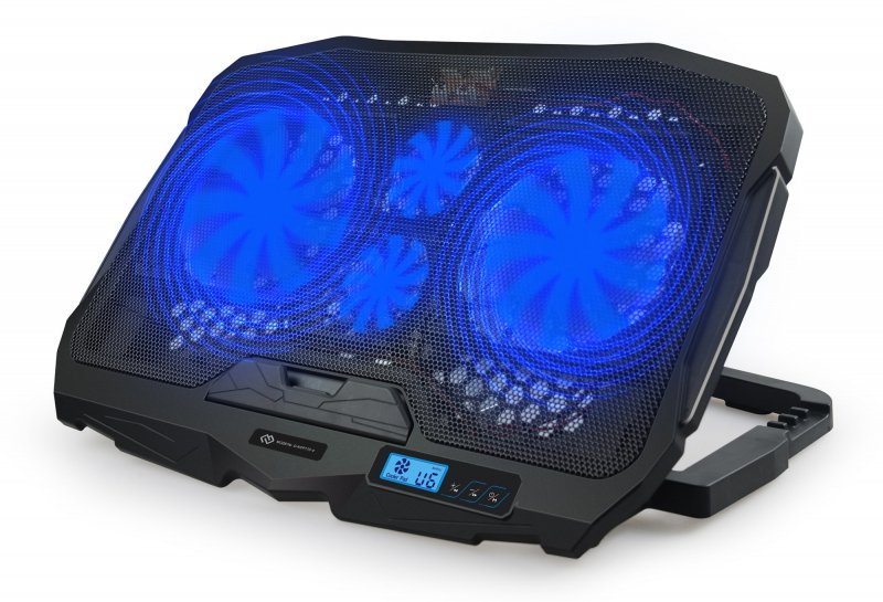 Подставка для ноутбука Digma D-NCP170-4 17" 390x280x28мм черный
