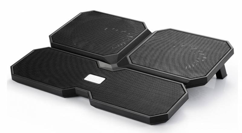 Подставка для ноутбука Deepcool MULTI CORE X6 15.6" 380x295x24mm 24dB 2xUSB 900g Fan-control Black