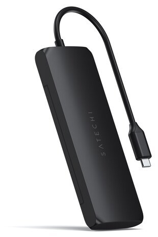 Док-станция Satechi USB-C Hybrid Multiport Adapter (ST-UCHSEK) Черный