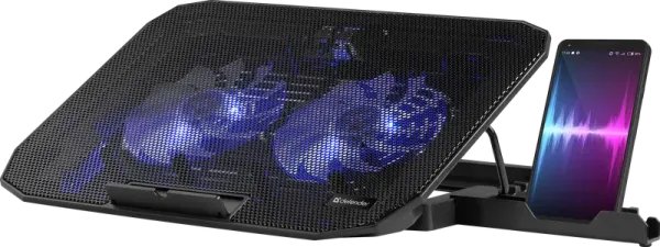 Подставка для ноутбука DEFENDER NS-513 15.6", 2 вентилятора, черный (1/10)