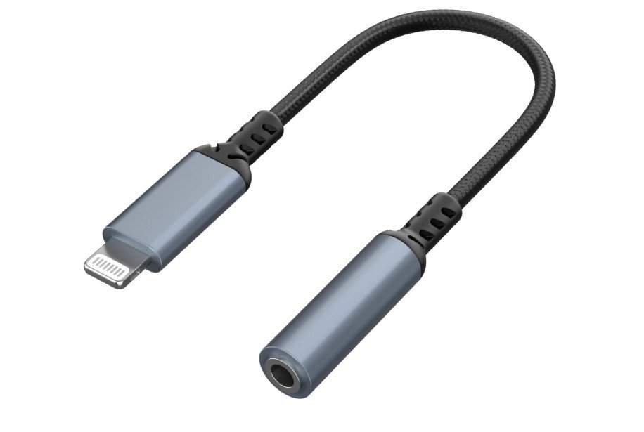 Переходник DEFENDER JACK03-02 PRO 3.5 jack(F)-Lightning(M) c ЦАП (87305)