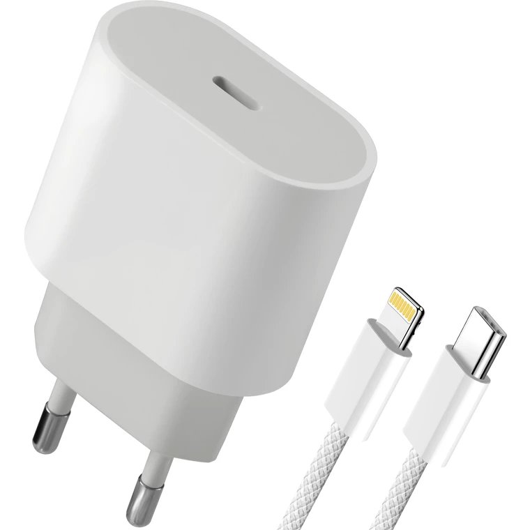 СЗУ DEFENDER UPA-121 20W, USB C, Lightning, белый (83223)