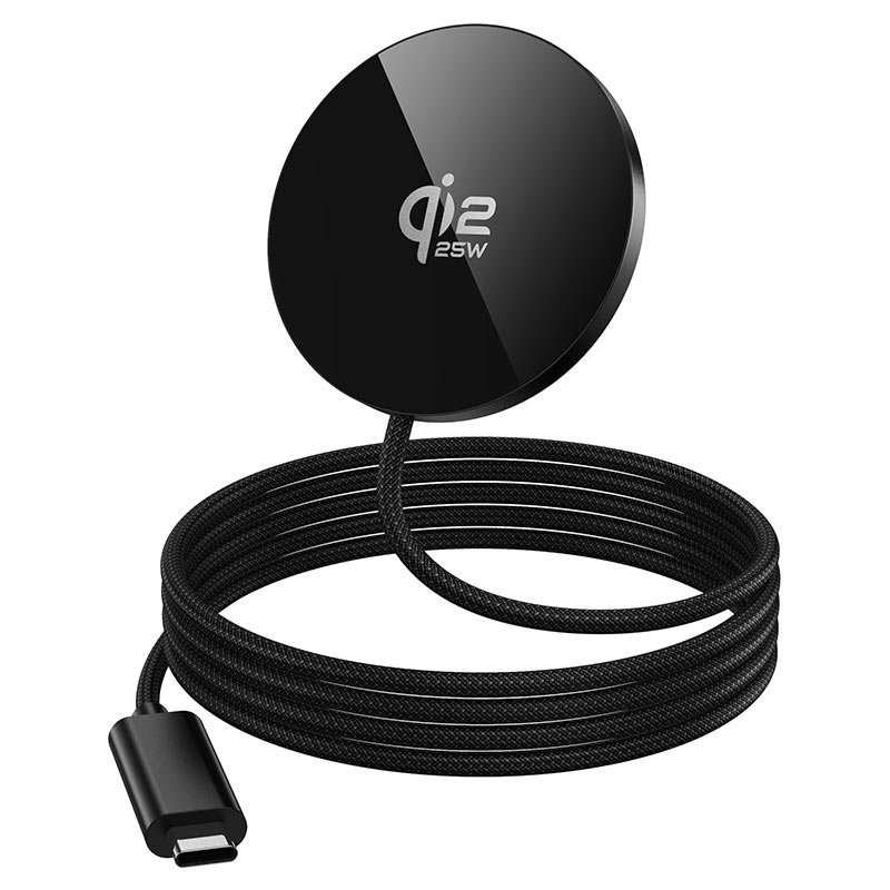 Беспроводное ЗУ HOCO CW63 Pro Fast Qi2.2 magnetic wireless fast charger (черный)