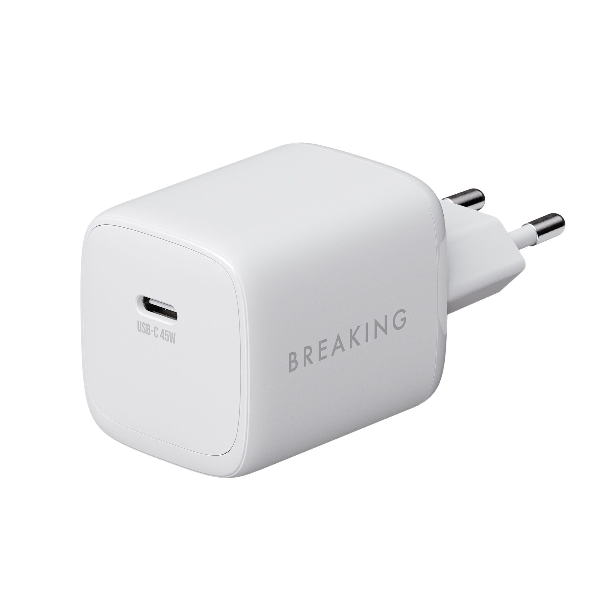 СЗУ Breaking P-20 USB-C, GaN, PD, 45W, QC 3.0, 3.0A (Белый)