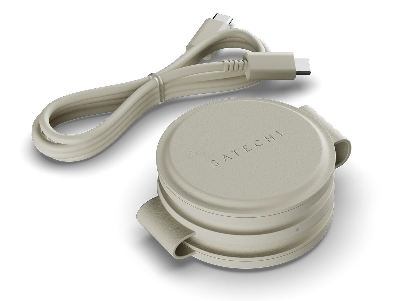 Зарядное устройство Satechi ST-QTG31W Qi2 OntheGo 3-in-1 Wireless Charger песочный