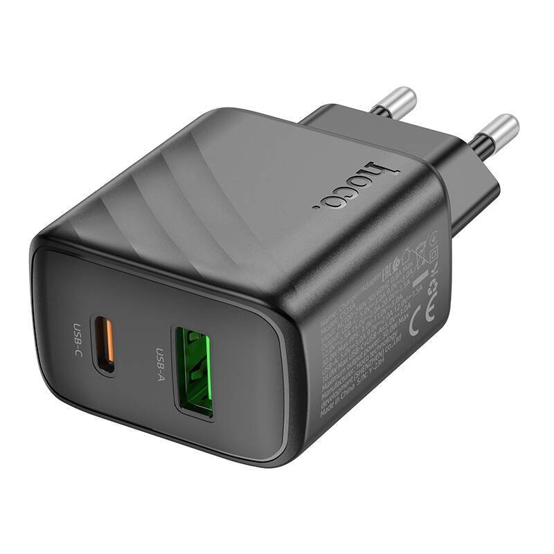 СЗУ HOCO CS23A Sunlight dual port PD30W+QC3.0 (черный)