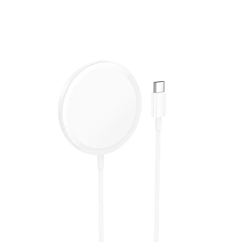 Беспроводное ЗУ HOCO CW52 Enjoy magnetic wireless fast charging (белый)