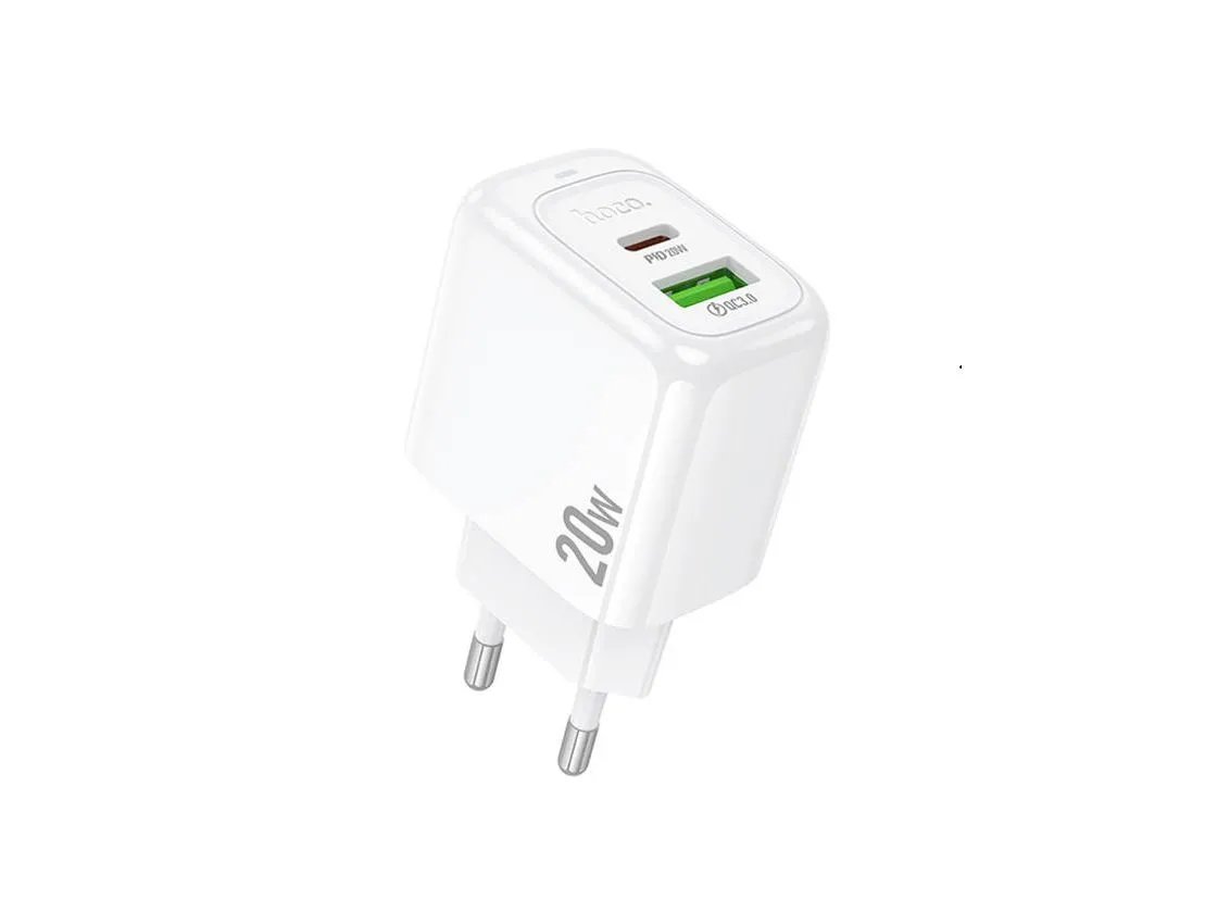 СЗУ HOCO CS54A Surplus PD20W+QC3.0 charger set(C to C)(EU) (белый)