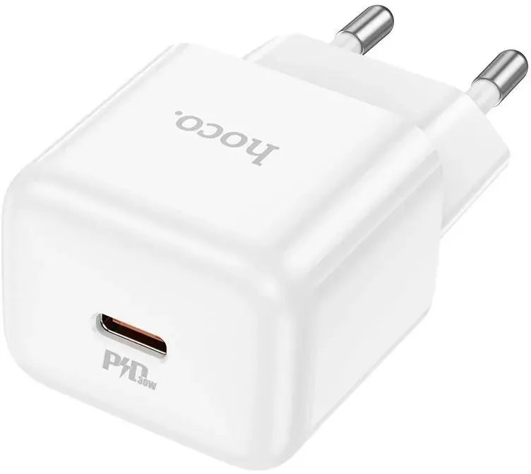 СЗУ HOCO N32 Glory 1USB, PD30W (белый)